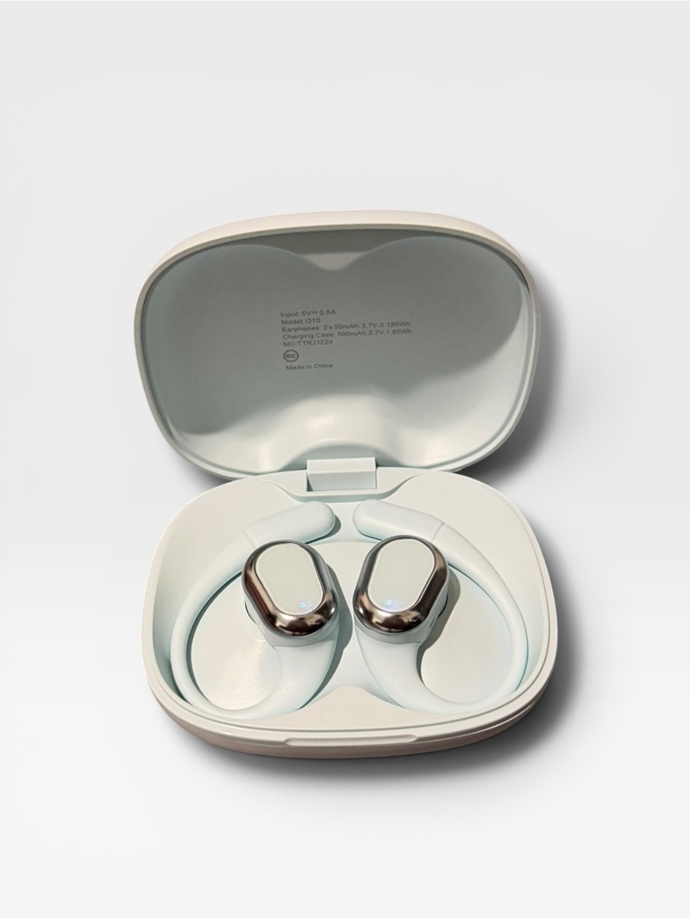heyday Open Ear Sport True Wireless headphones Earbuds Light Blue